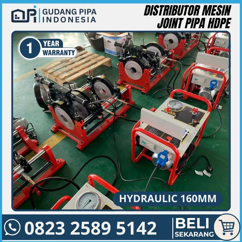 Mesin Las pipa hdpe Hydraulic 6 inch - Butt Fushion SHD 160
