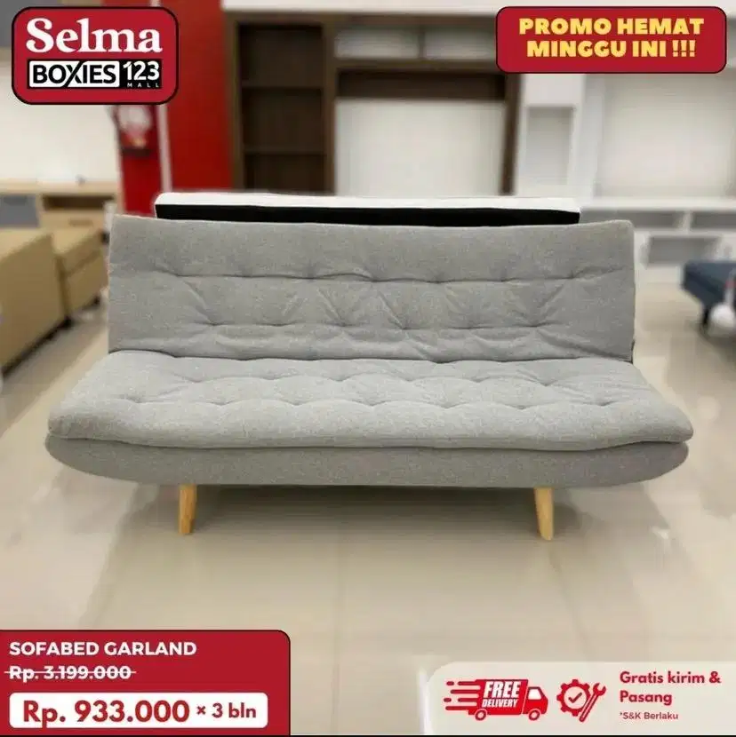 Sofa tidur busa empuk murah