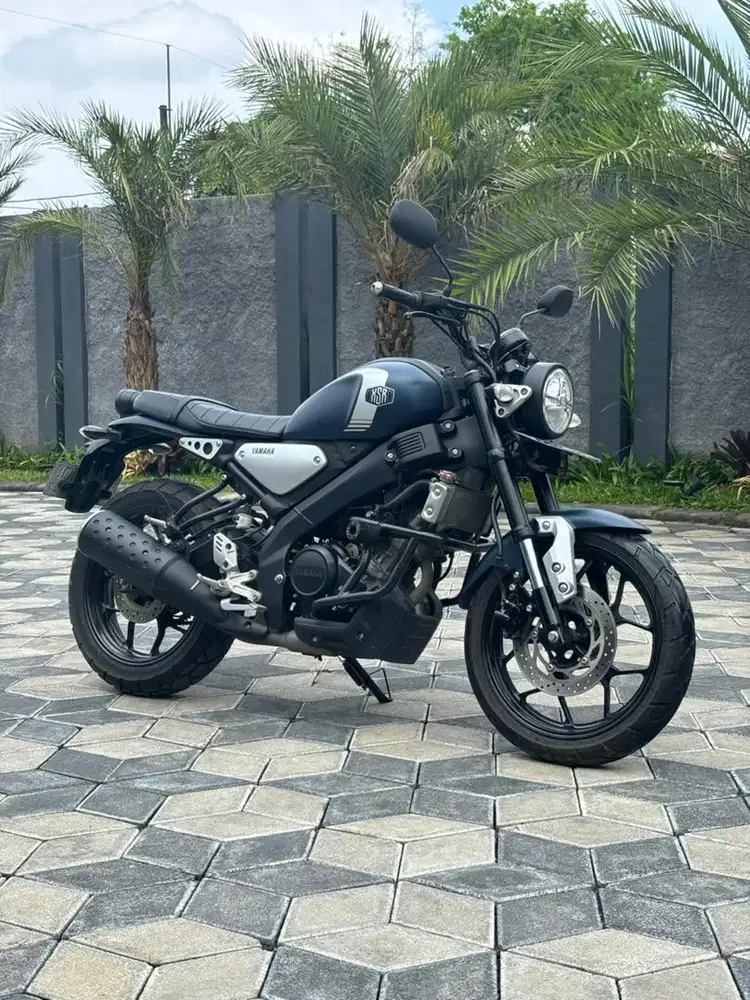 Yamaha XSR 155 VVA thn 2022 Matte Blue Odo 9rb Plat W Koko Motor
