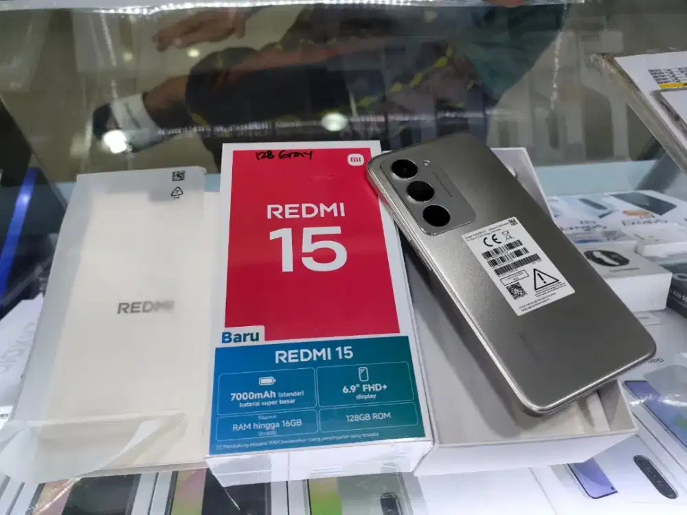 Xiaomi redmi 15 8/128 NFC baterai 7000