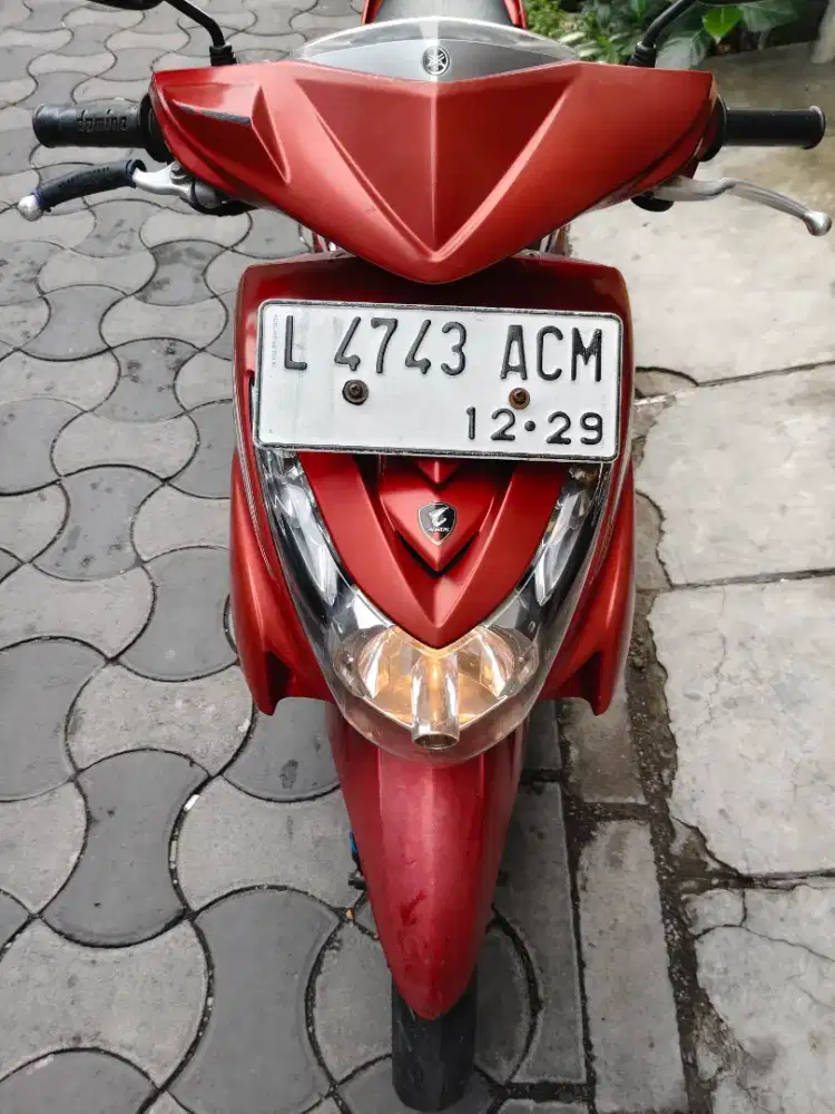 Mio Soul 2010 CW Merah Marun Plat Panjang 2029!!!