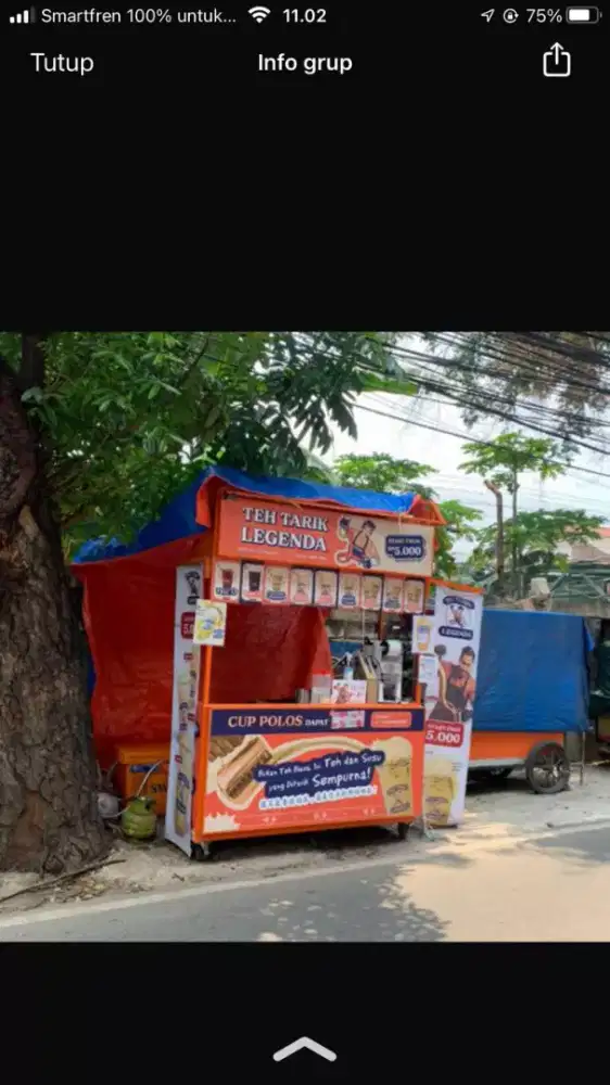 Crew outlet teh tarik legenda