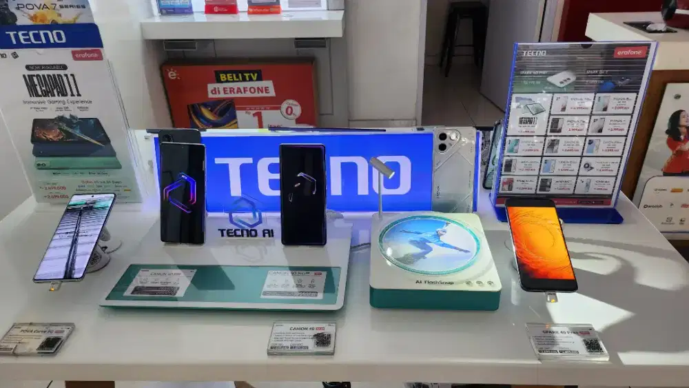 Tecno spark 40Pro+ Free Cicilan 1-2x dan bunga0%