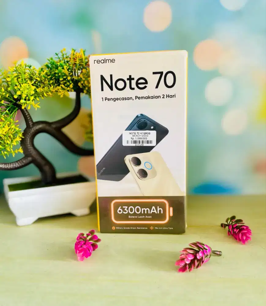 Realme note 70 8gb / 128gb Bergaransi Resmi