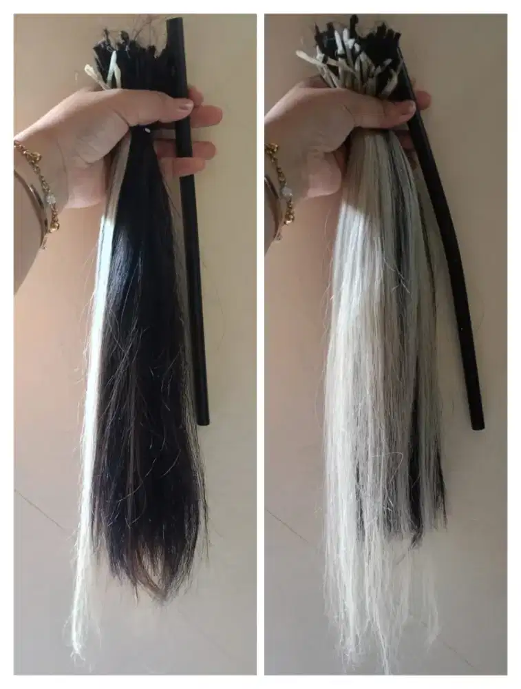 Rambut extension asli