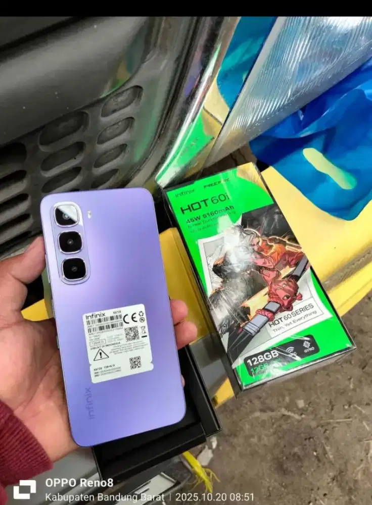 Jual cepat Infinix hot 60i 6+6/128