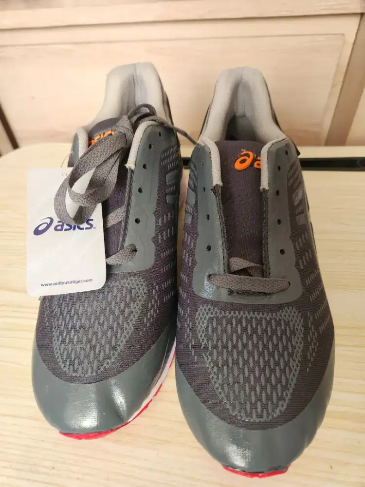 [NEW] Sepatu Olahraga Pria Asics KW warna abu2 size 42