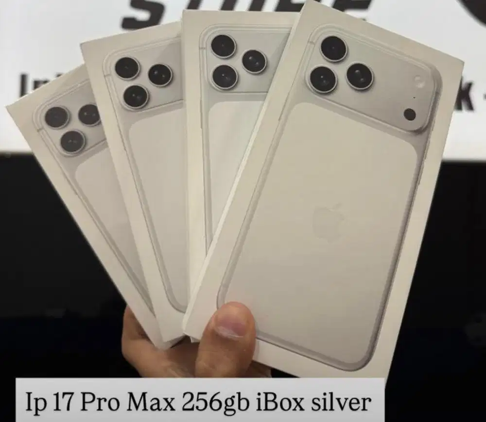 Iphone 17 promax 256 silver ibox