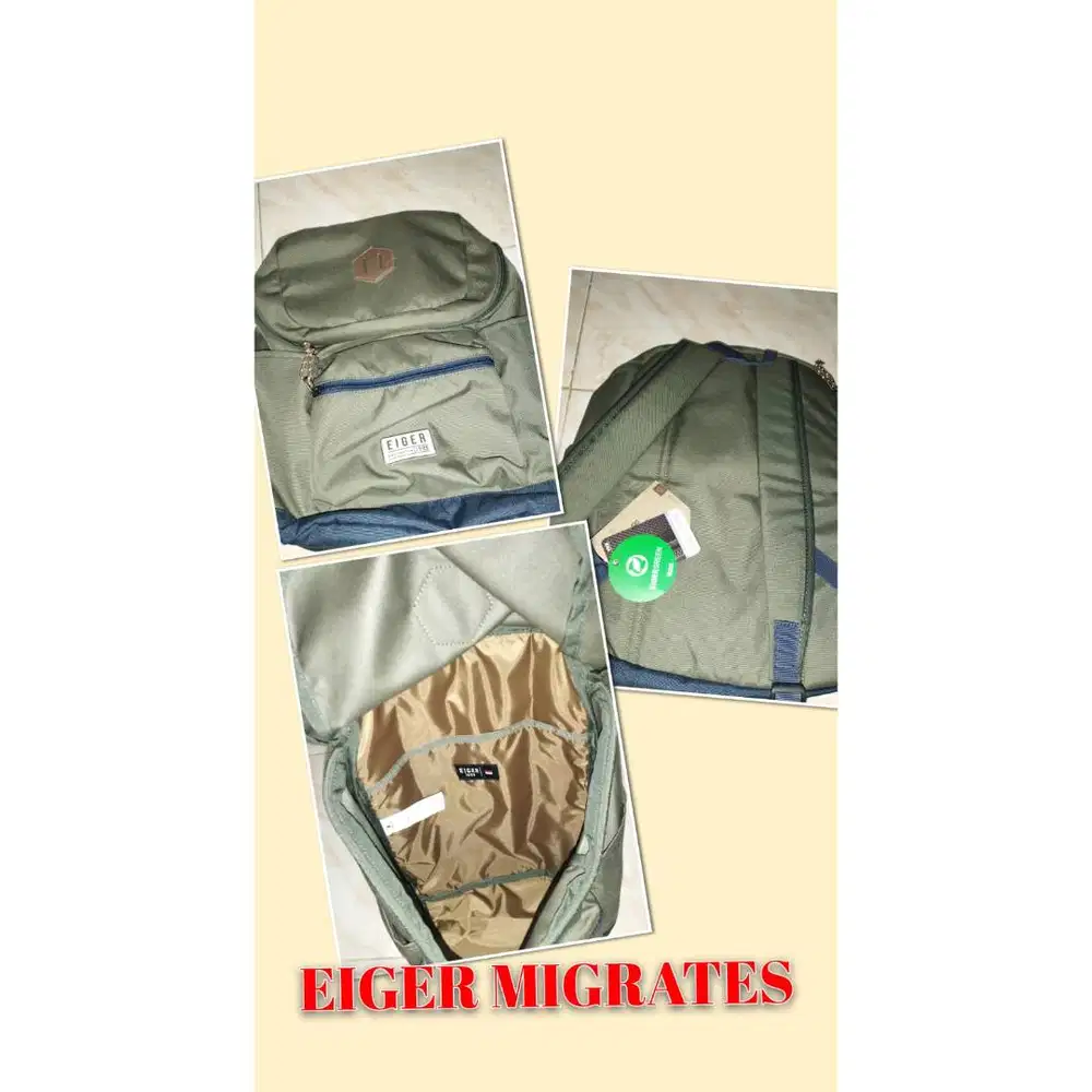 New Tas Ransel Eiger Migrates