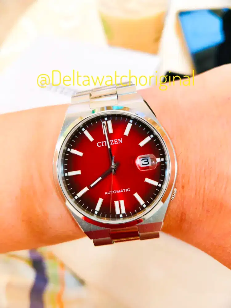 Citizen NJ0150-56W Tsuyosa Red Burgundy Dial Automatic Fullset