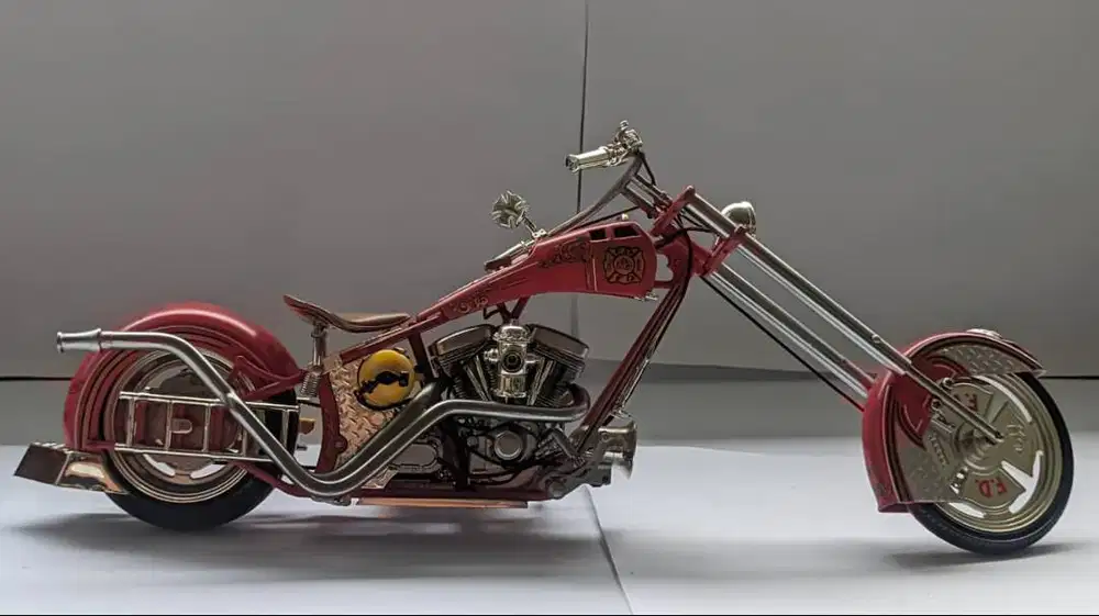 Orange Country Chopper fire Bike