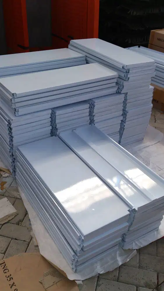 SHELVING ATAS DASAR PLAT BESI PREMIUM HARGA MURAH BISA ECER