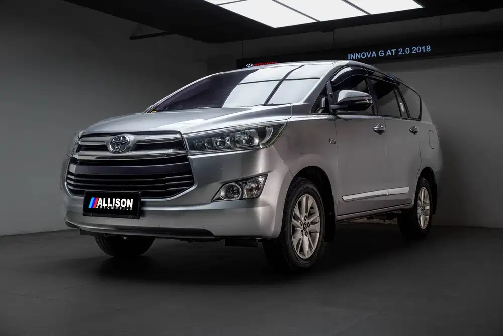 [TDP 8,9Jt] Toyota Kijang Innova 2.0 G MPV AT 2018 SILVER NoPol Genap