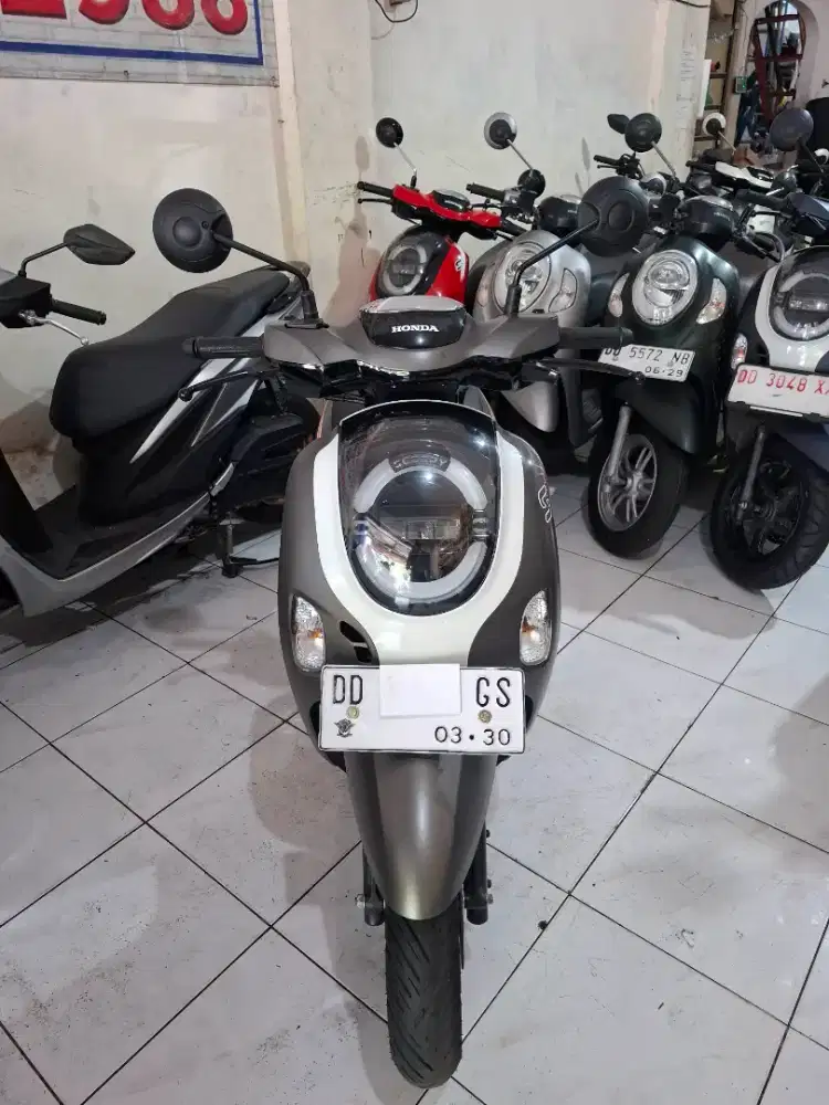Honda Scoopy new 110cc 2025 cokelat putih