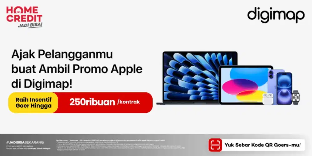 CICILAN IPAD SEGAMPANG ITU DENGAN HOMECREDIT