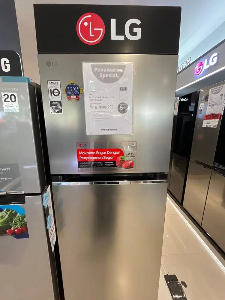 CICILAN KULKAS LG 2DOOR 315LTR