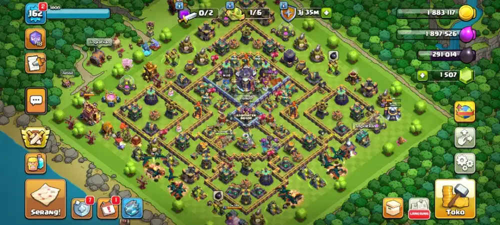 AKUN COC TH 15 NO PREMANUR