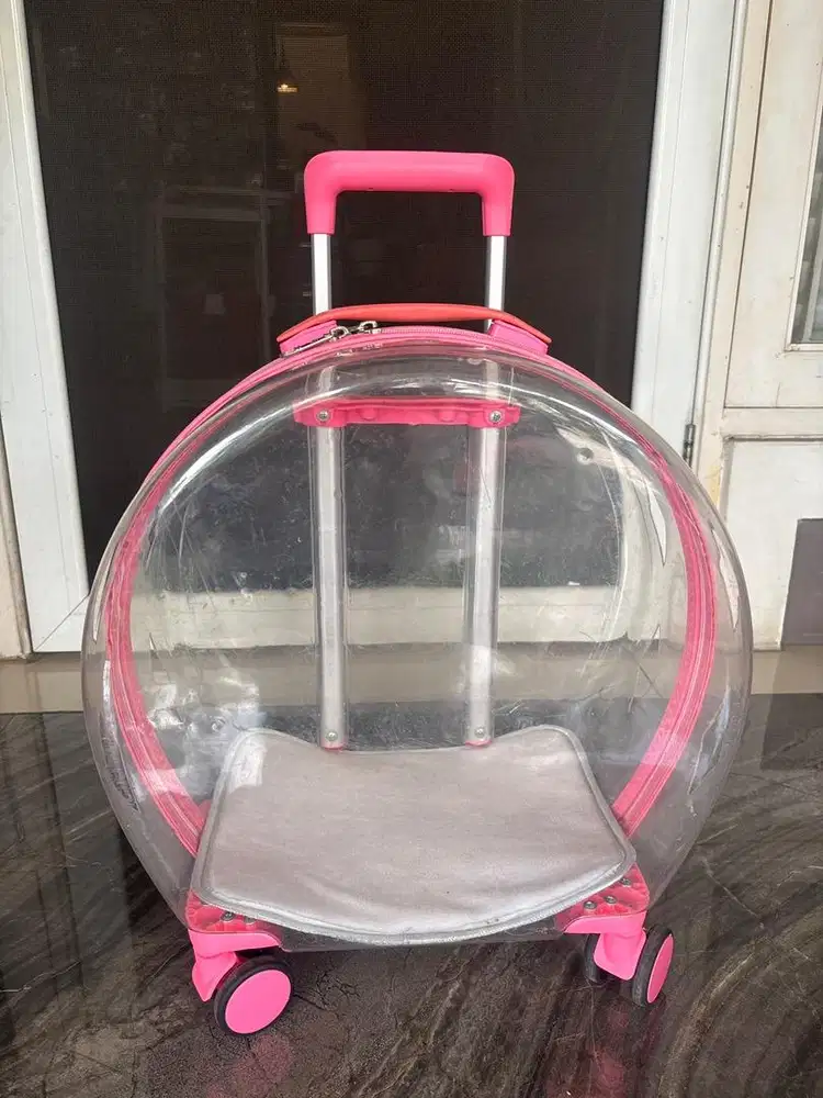 Jual Tas Transparan Bening utk Anjing atau Kucing