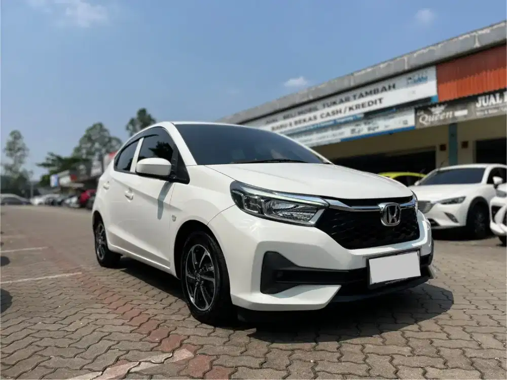 KM 6 MULUS!! HONDA BRIO 1.2 E CVT MATIC 2024 PUTIH KM 6RB