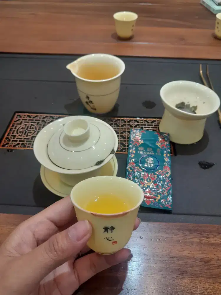 Penyajian teh china