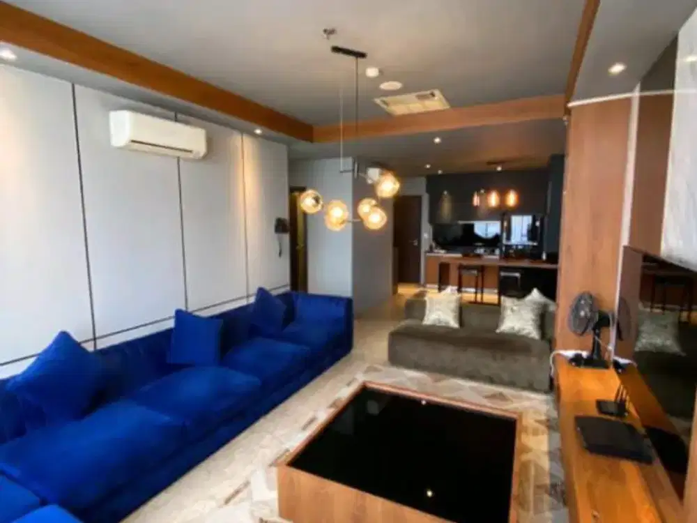 Jual Apartemen Mewah di Pancoran Jakarta Selatan Type 2 Bedroom Modern Interior - L’Avenue Residence