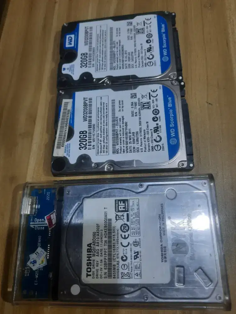 Jual Murah Hardisk Laptop(500gb/320gb)Kondisi Normal Hrg Murah Cek lsg