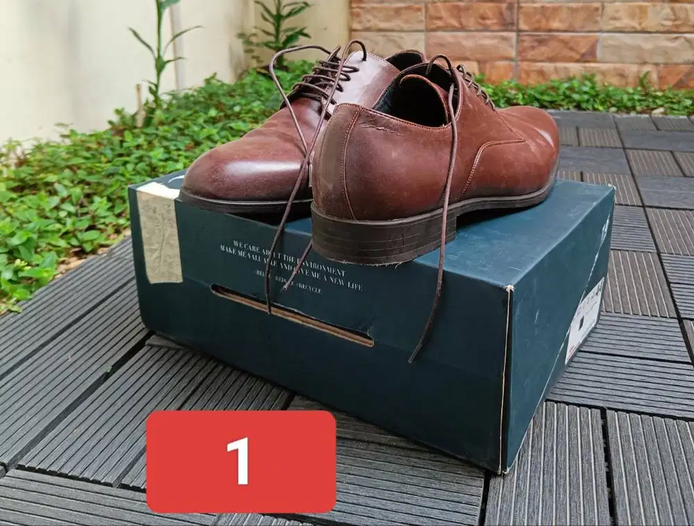 Sepatu zara pantofel size 44 pria cowo formal