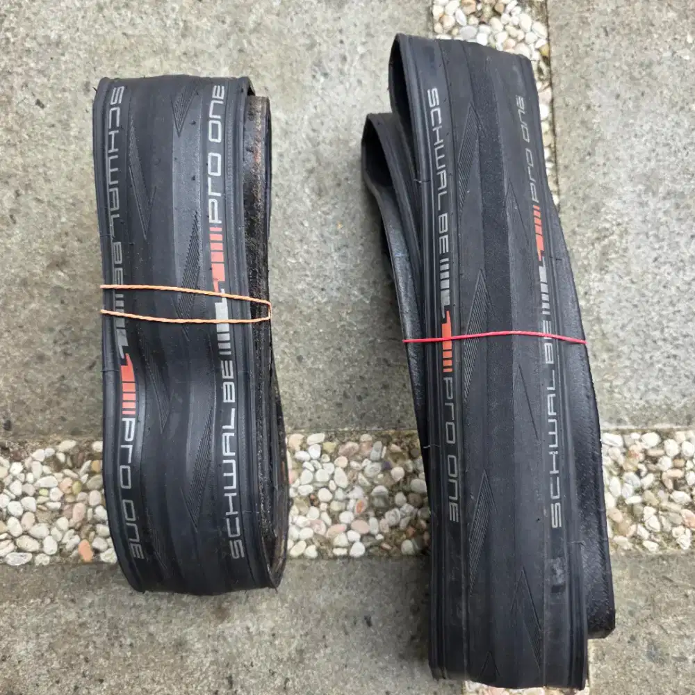 Ban Sepeda Roadbike Schwalbe Pro One Tubeless 700x25c 28c Sepasang