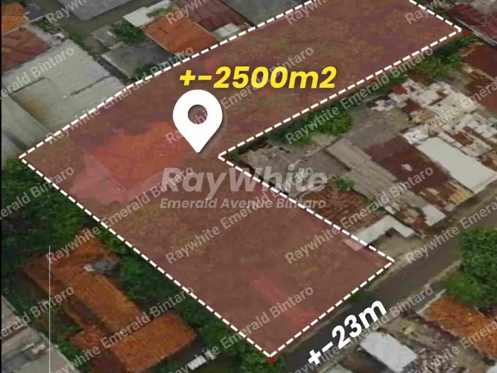 Murah Luas Kavling Siap Bangun SHM BU Strategis Ciputat Tangsel