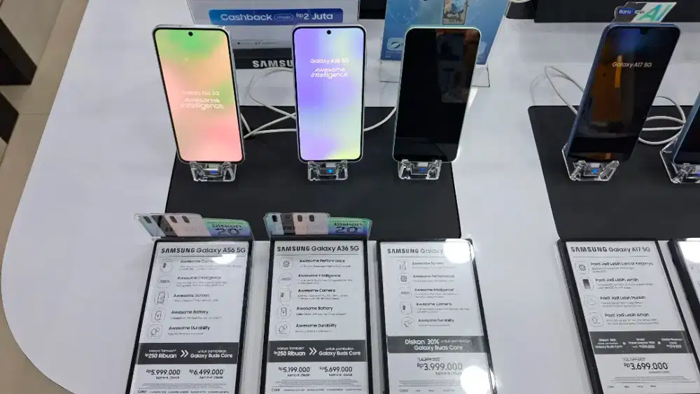 PROMO CASHBACK CICILAN DAN TUKAR TAMBAH SAMSUNG A SERIES