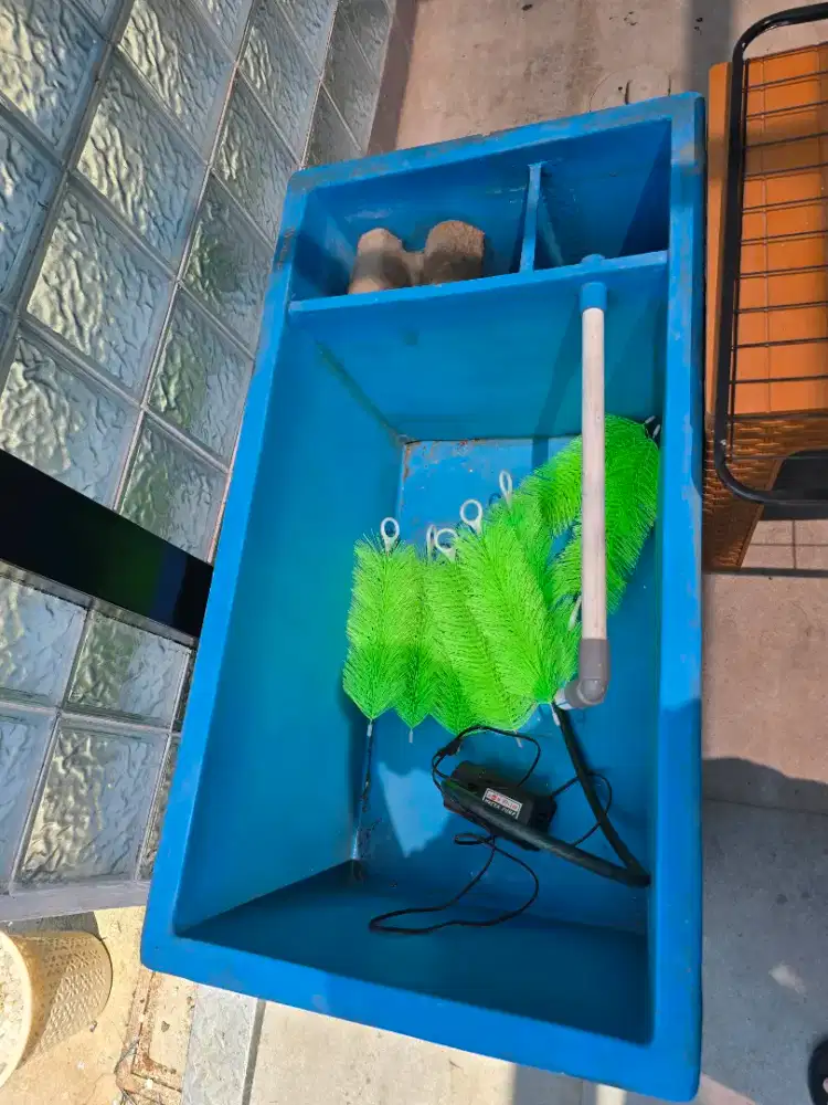 Bak fiber kolam koi baru