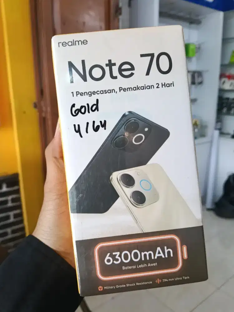 Realme note 70 ram 4/64GB