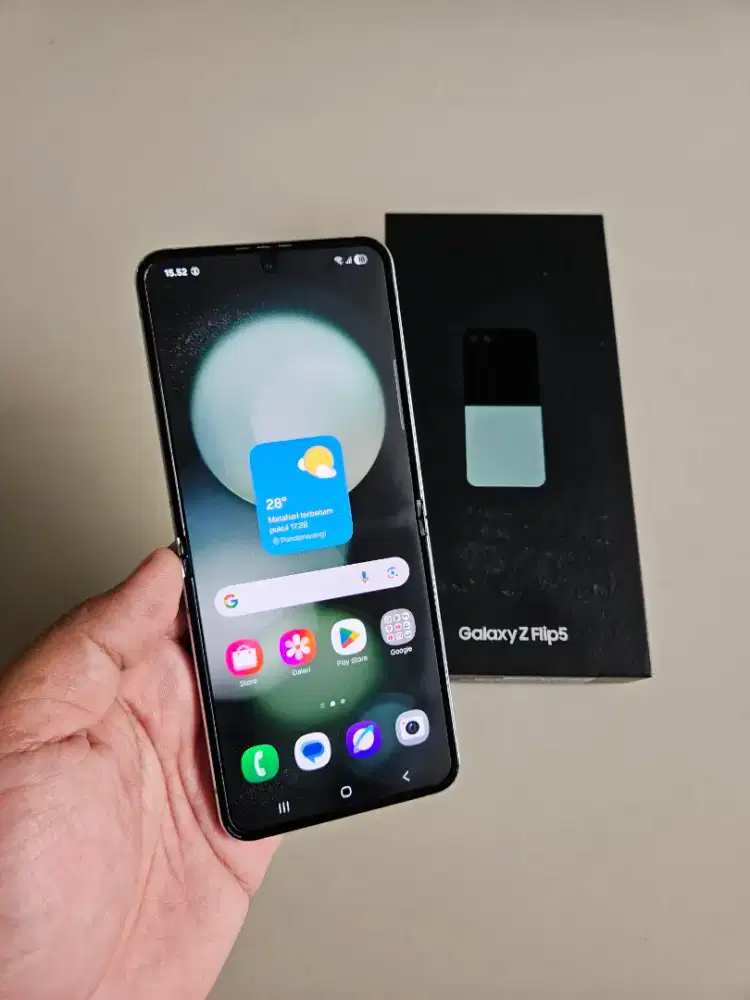 Samsung Z Flip 5 5G 512gb SEIN Resmi Indo Fullset Normal Mulus Murah