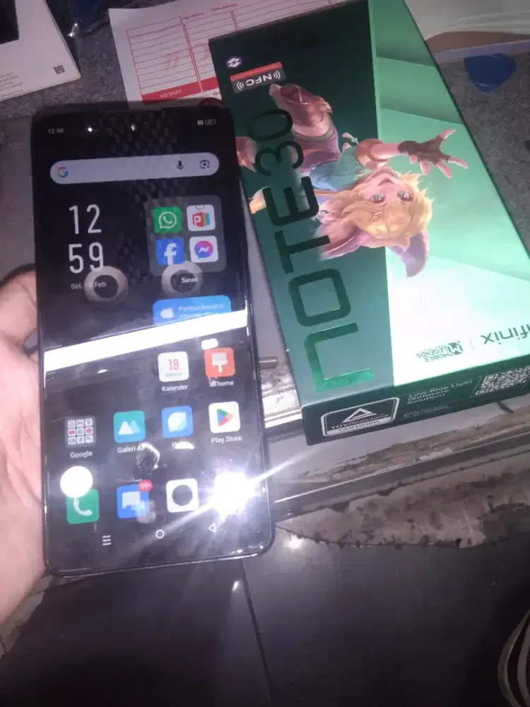 Infinix note 30 fullset