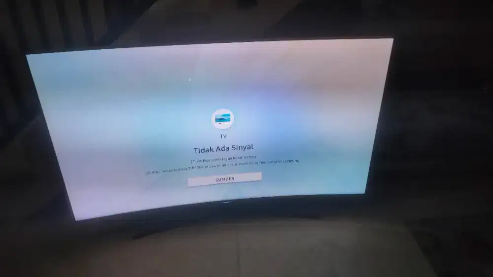 Samsung Qled 65 with one connect panel rusak