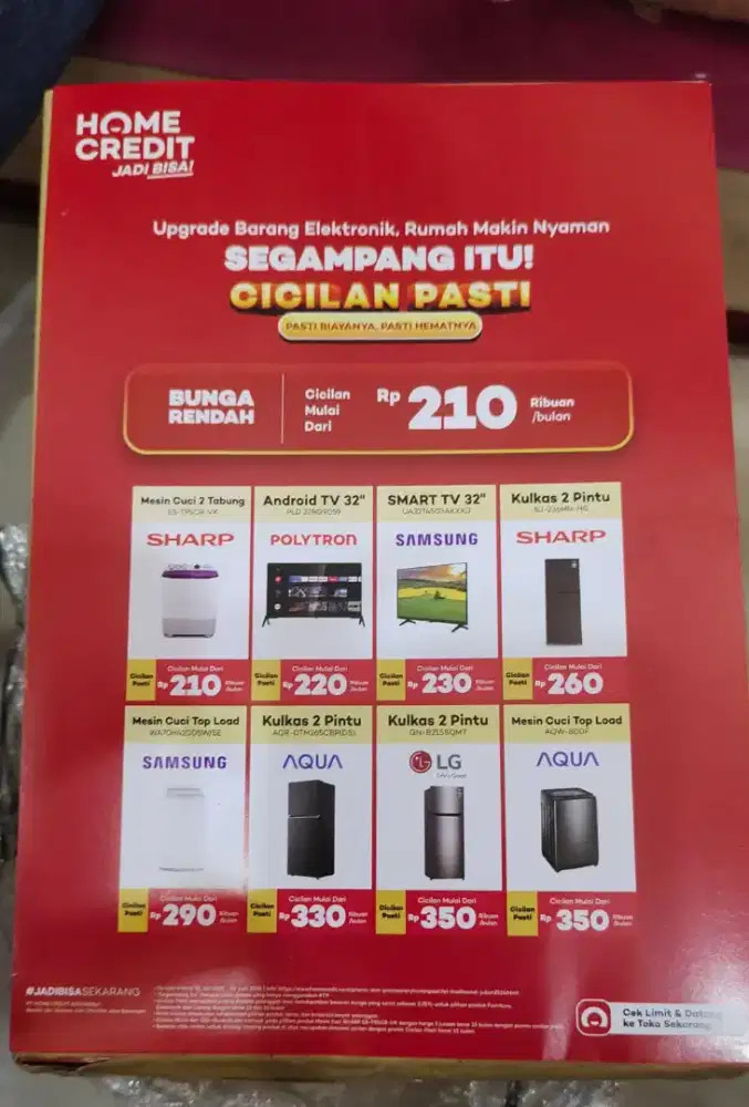Cicilan Bunga 0%