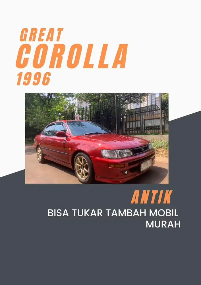 ANTIK!!! Corolla great SEG 1.6 manual 1996