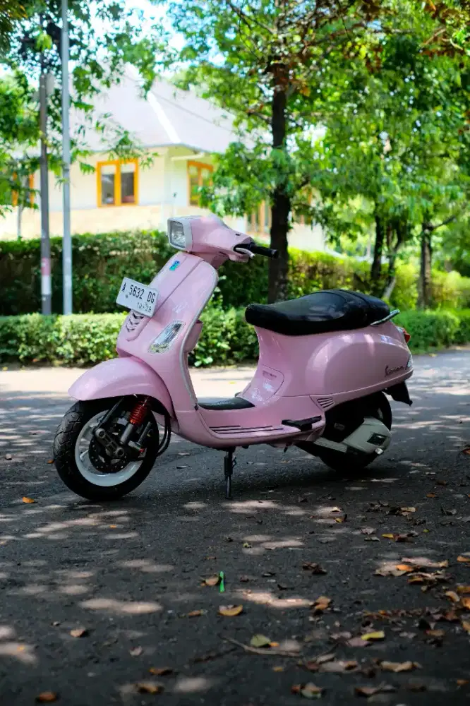 VESPA S 125 IGET TAHUN 2019 (REPAIN WARNA PINK)