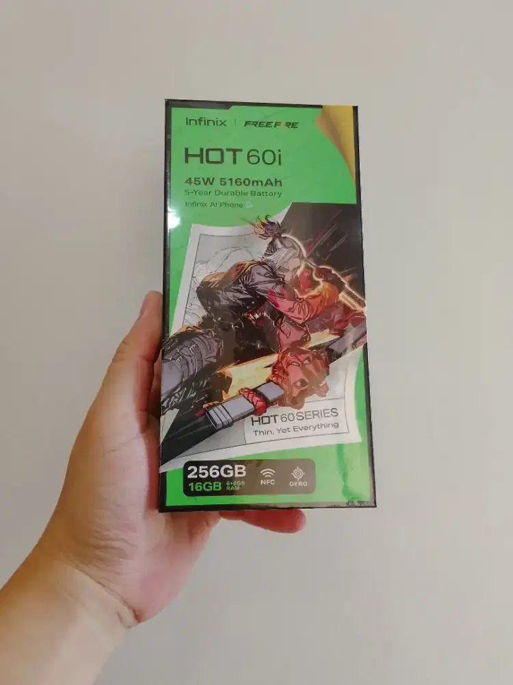 Infinix hot 60i 8/256, BARU Garansi Resmi, Bisa COD