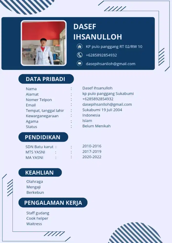 Urgent info lowongan pekerjaan apapun saya siapp