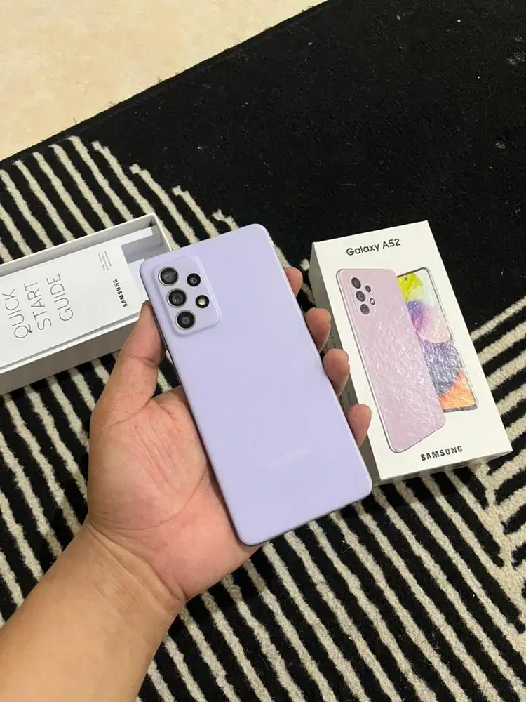 Samsung A52 ram 8/128gb fullset