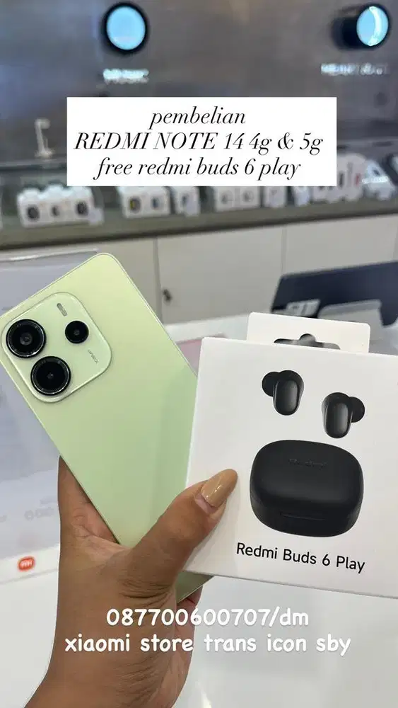 REDMI NOTE 14 free tws