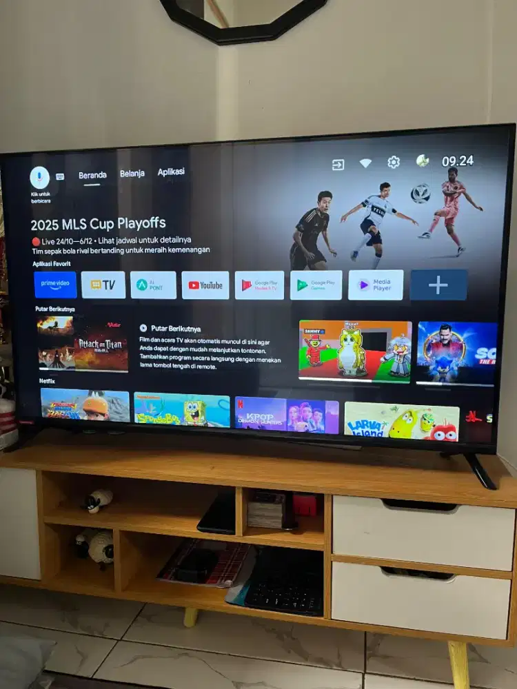 Changhong LED TV 43 Inch Android AI PONT
Type : L43G7N
Seri : GGX3L3