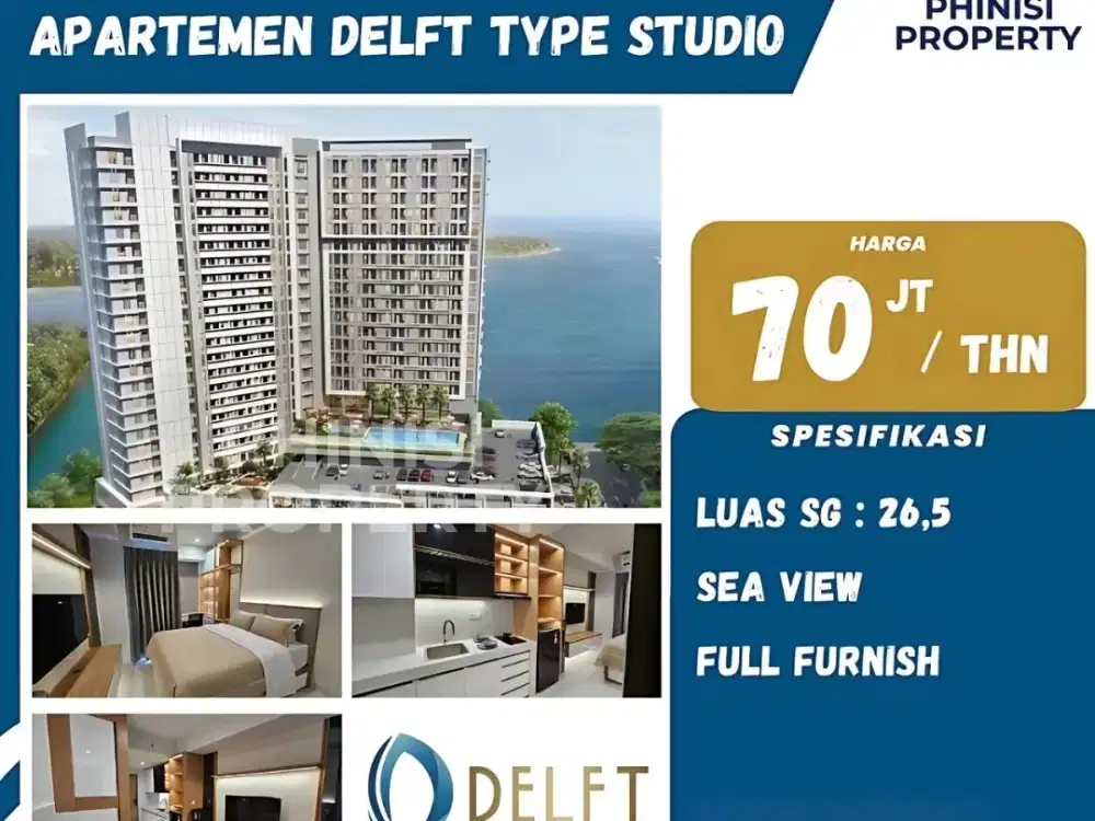 DISEWAKAN APARTMENT MURAH DI CPI (DELFT APARTMENT) TYPE STUDIO