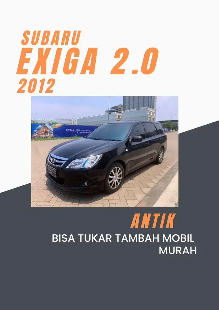 SUBARU EXIGA 2.0 MATIC 2012 ( NIK 2011)