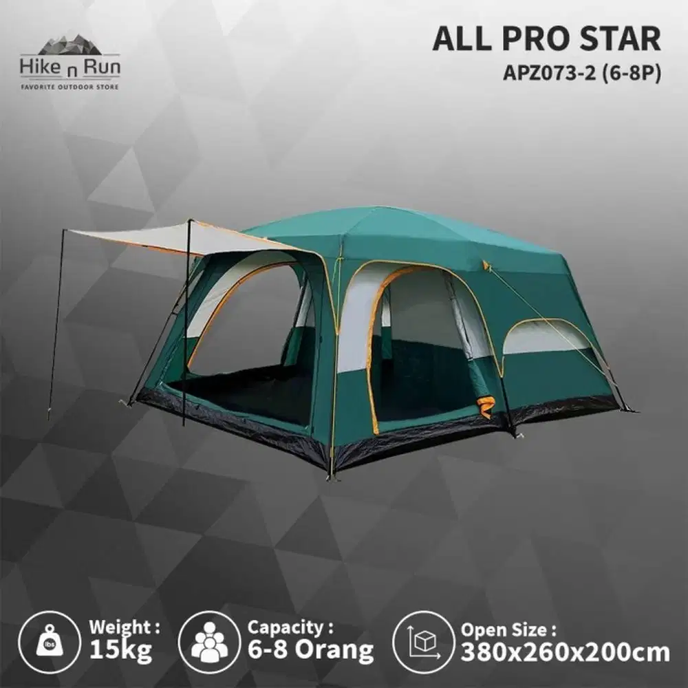 Tenda Camping AllPro Kapasitas 6-8 Orang
