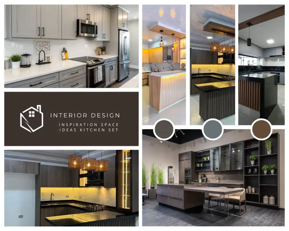 ​Wujudkan Dapur Impian Anda! Jasa Custom Kitchen Set Interior Mewah