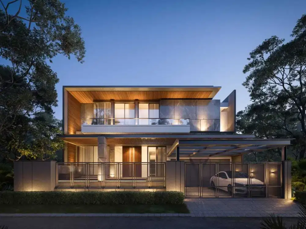 DIJUAL RUMAH MODERN MINIMALIS PAKUWON INDAH CLUSTER FAVORIT