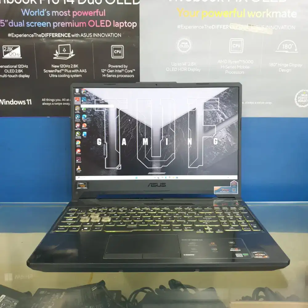 Asus TUF Gaming A15 FX506II Ryzen 5-4600H Ram-8GB SSD-512GB GTX-1650Ti