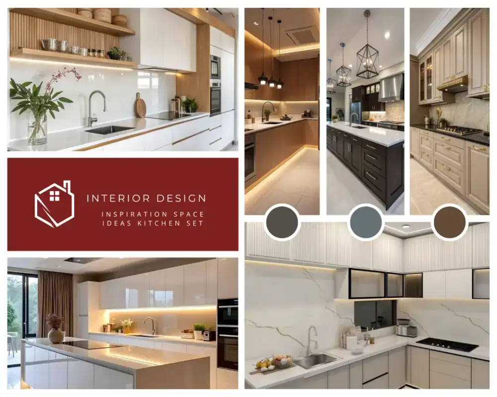 ​Desain Dapur Sempurna: Kitchen Set Custom Minimalis, Modern, Elegan